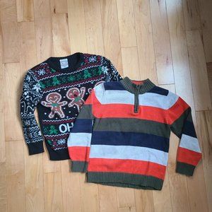 Bundle two boys sweaters